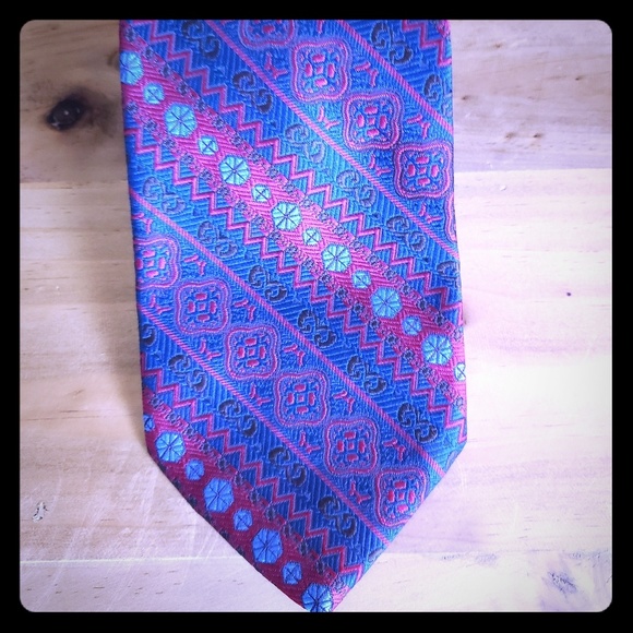 JCP Accessories Jcp Blue Red Mens Dress Suit Tie Poshmark